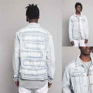 victorious distressed denim jacket