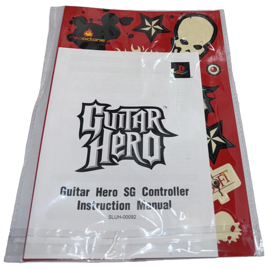 Guitar Hero II & Gibson Controller Complete CIB w/ Box & Stickers Tested PS2 - Image 4 of 4