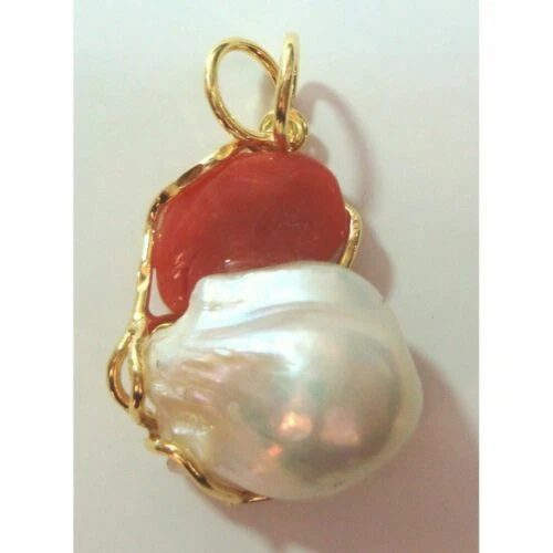 Ciondoli di lusso in argento corallo