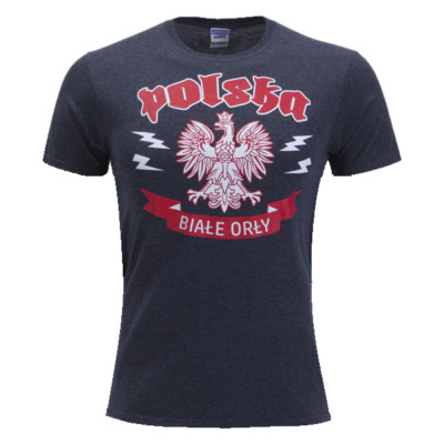 New Poland Polska Biale Orly UEFA Piłka Nożna T-shirt