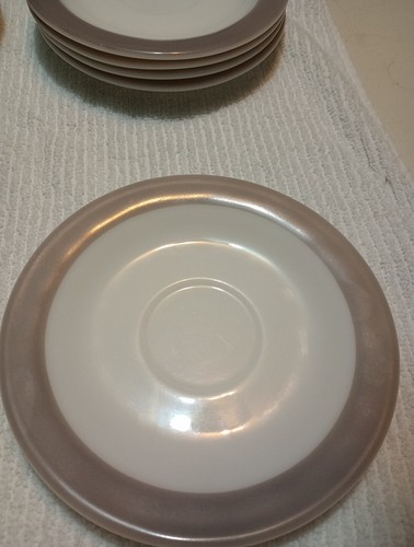 Taubengrau Pyrex Untertasse Vintage - Bild 2 von 4