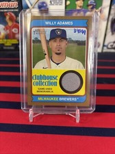 2023 Topps Heritage Willy Adames #CCR-WA Clubhouse Collection Relic Gold /99