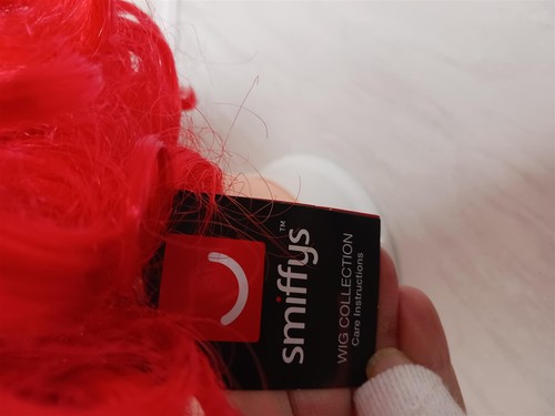 Smiffys - herzförmige Perücke - rot -- 1028/8 - Bild 2 von 3