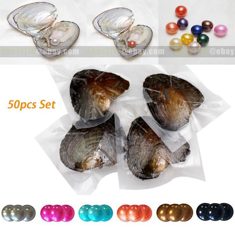 Live Oysters With Pearls Inside