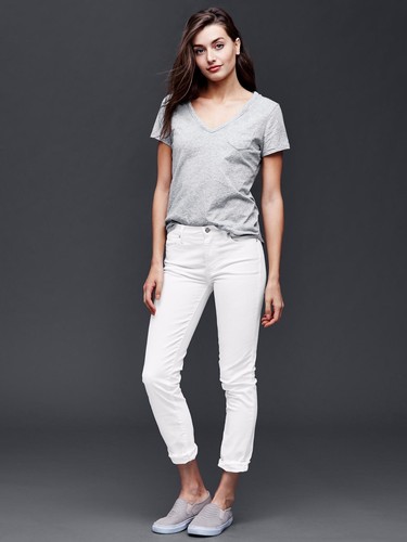 BEST GIRLFRIEND WHITE DENIM JEANS SOLD 