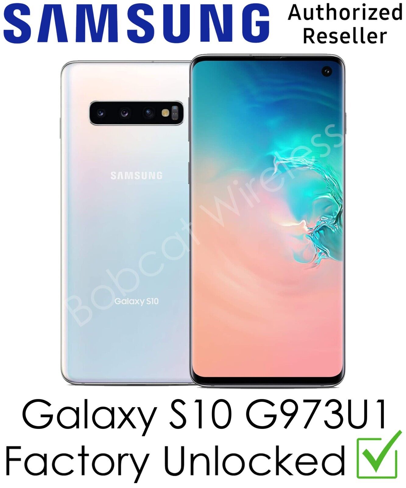 Galaxy S10 Prism White 128 GB au-