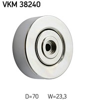 SKF VKM 38240 UMLENK-/FÜHRUNGSROLLE, Keilrippenriemen Links Links Oben Mitte REC
