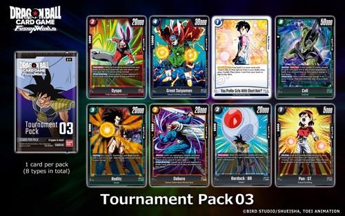 Dragon Ball Fusion World Tournament Pack 03 New & Sealed