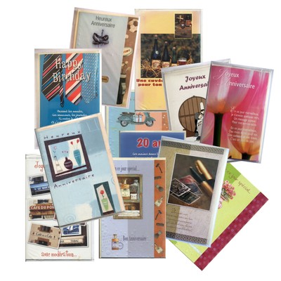 Birthday cards + envelope men boy choice several models PRICE -50%