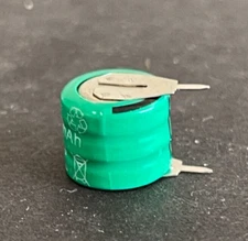 Brand New 3/V20H Ni-MH 3.6V 20mAh Rechargeable W/ 2 Pin Battery