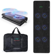 UTK Full Body Magnetic Therapy Mat Far Infrared Heating Pad for Pain Relief A...