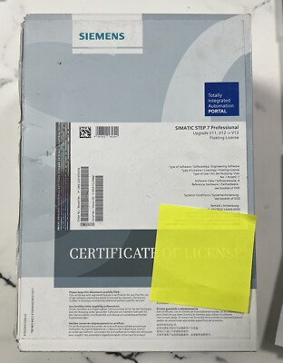 SIEMENS SUS1055036 SIMATIC STEP 7 Professional Upgrade V11,12 - V13 Floating Liz