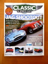 CLASSIC AND SPORTS CAR Magazine Oct 2005 Jag, Maserati, Renault Spider, Talbot