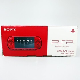 SONY PSP Playstation Portable Console Radiant Red  PSP-3000 Japan New