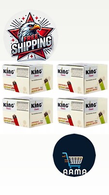 King Classic Disposable Lighters Assorted Colors 200 Lighters ( Pack Of 4)
