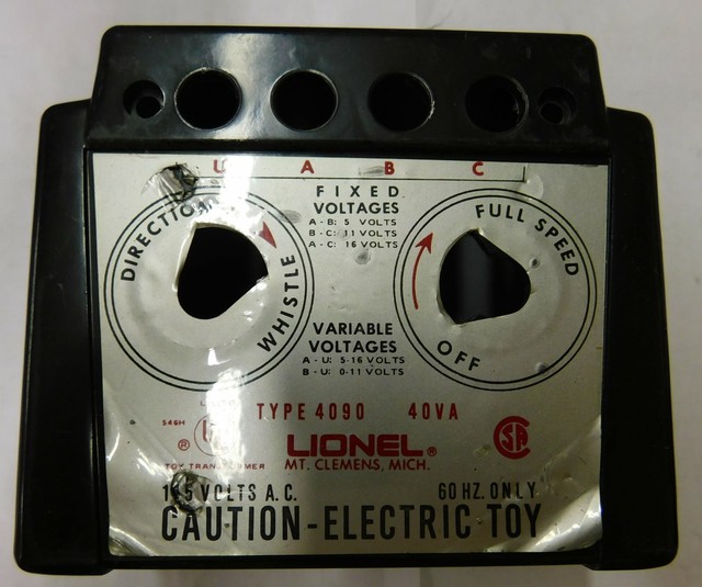 lionel type 4090 transformer