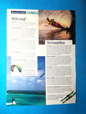 CLIPPING RITAGLIO GIORNALE KITESURF SCI NAUTICO SPORT DA COLLEZIONE - (179)