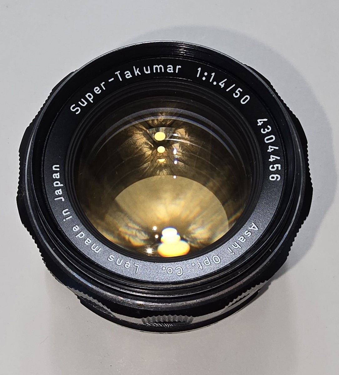 純正付属品付　SUPER TAKUMAR 50mm f1.4 m42マウント Pentax Super-Takumar 50mm F1.4 MF Lens M42 Mount From JAPAN | eBay