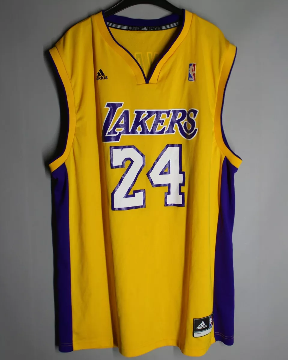 ADIDAS LOS ANGELES LAKERS #24 KOBE BRYANT BASKETBALL JERSEY SHIRT SIZE S