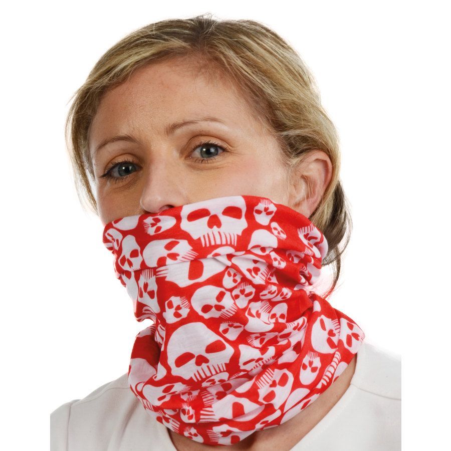 Oxford Comfy Skulls 3 pack Face Mask Neck warmer Bandana Beanie Cycle