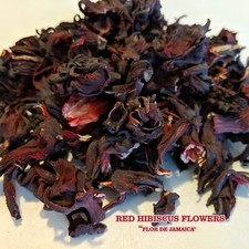1 Lb Organic Real Dried Cut Hibiscus Flowers Tea, Te Jaimaica