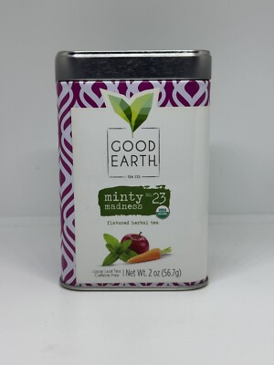 Good Earth Minty Madness Blend No. 23 Organic Loose Leaf Herbal Tea, 2 oz Tin