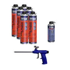 TYTAN Professional Fire Block Extreme Foam Sealant 24 oz 6 Can Kit 