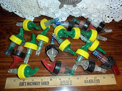 Bar Supplies - 20 Bottle Pourers all 2 bearings system for pouring Shots