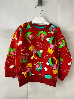 Peppa Pig Pullover rot Baumwolle 4-5 Jahre