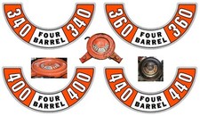 72 73 74 72-79 Mopar 440 Four Barrel Air Cleaner Decal Best Available Like Nos 72 73 74 72-79 Mopar 440 Four Barrel Air Cleaner Decal Best Available Like Nos