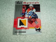 Anthony Stewart Hand Signed 2004/05 Ultra Fleer Jersey Card Florida Panthers