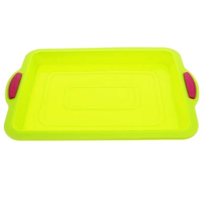 Plaque de cuisson Plateau en silicone Plateau de stockage portable pour gâteau - Photo 1/4