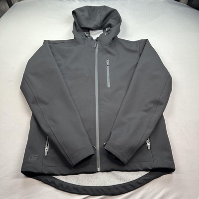 Linus Tech Tips LTT Softshell Jacket Mens Small Water Resistant Hooded 