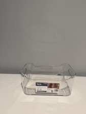 Style Clear Storage Bin With Handles New