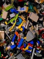 LEGO 1 kg gemischte Bausteine & Teile   gebra...
