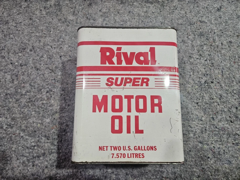 RARO ACEITE RIVAL VINTAGE DE 2 GALONES DIFÍCIL DE ENCONTRAR??? Foto 3 de 4