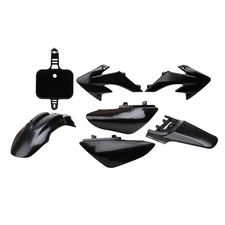 QA Parts Complete Plastic Kit Black for HONDA CRF50F 2004-2022