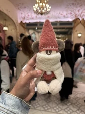 Tokyo Disney Resort Christmas  2025 Lil RingRing Mickey Fairy Plush Badge Red
