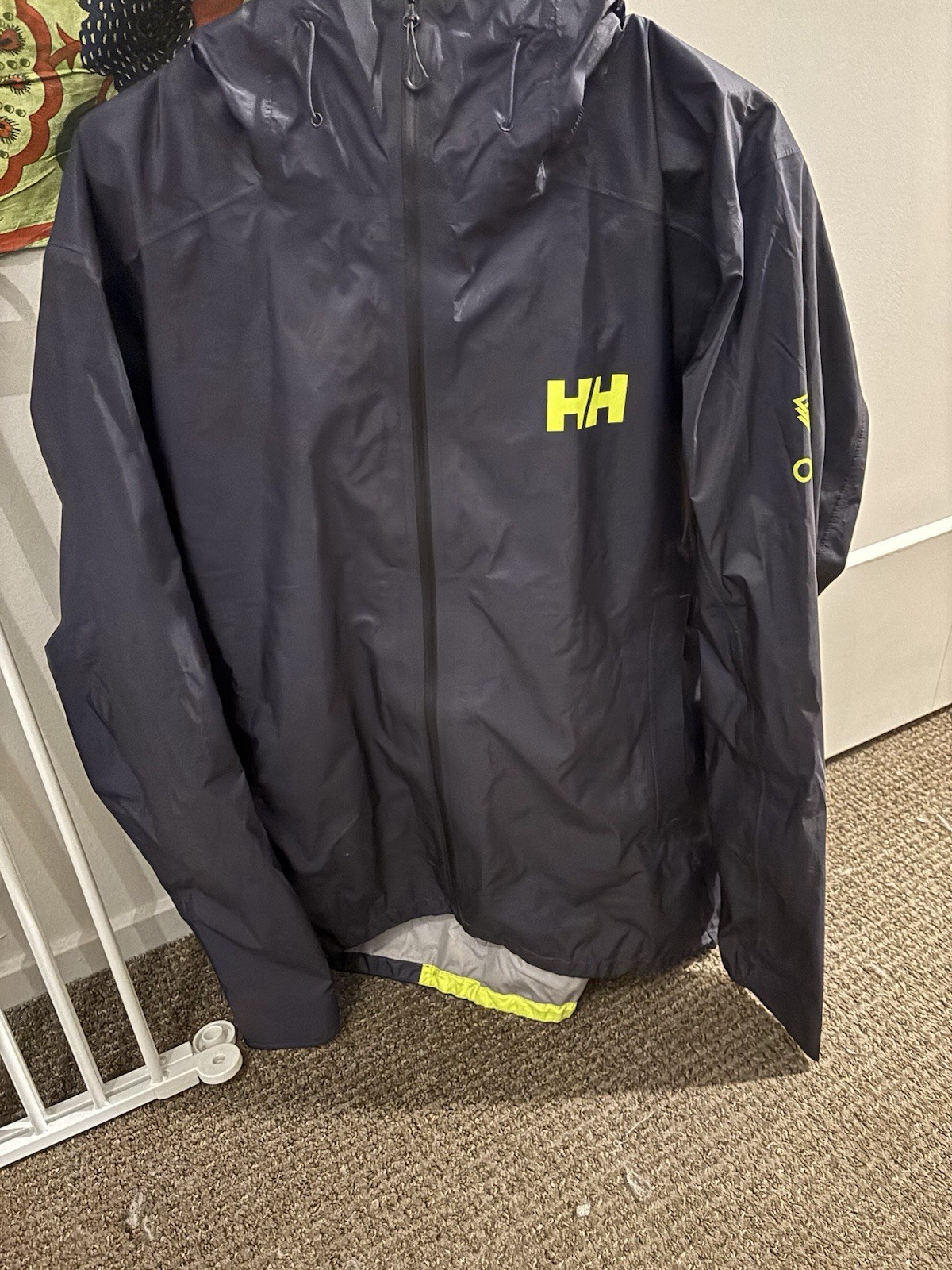 HELLY HANSEN Odin Solid Black Polyamide Mens Shel… - image 1