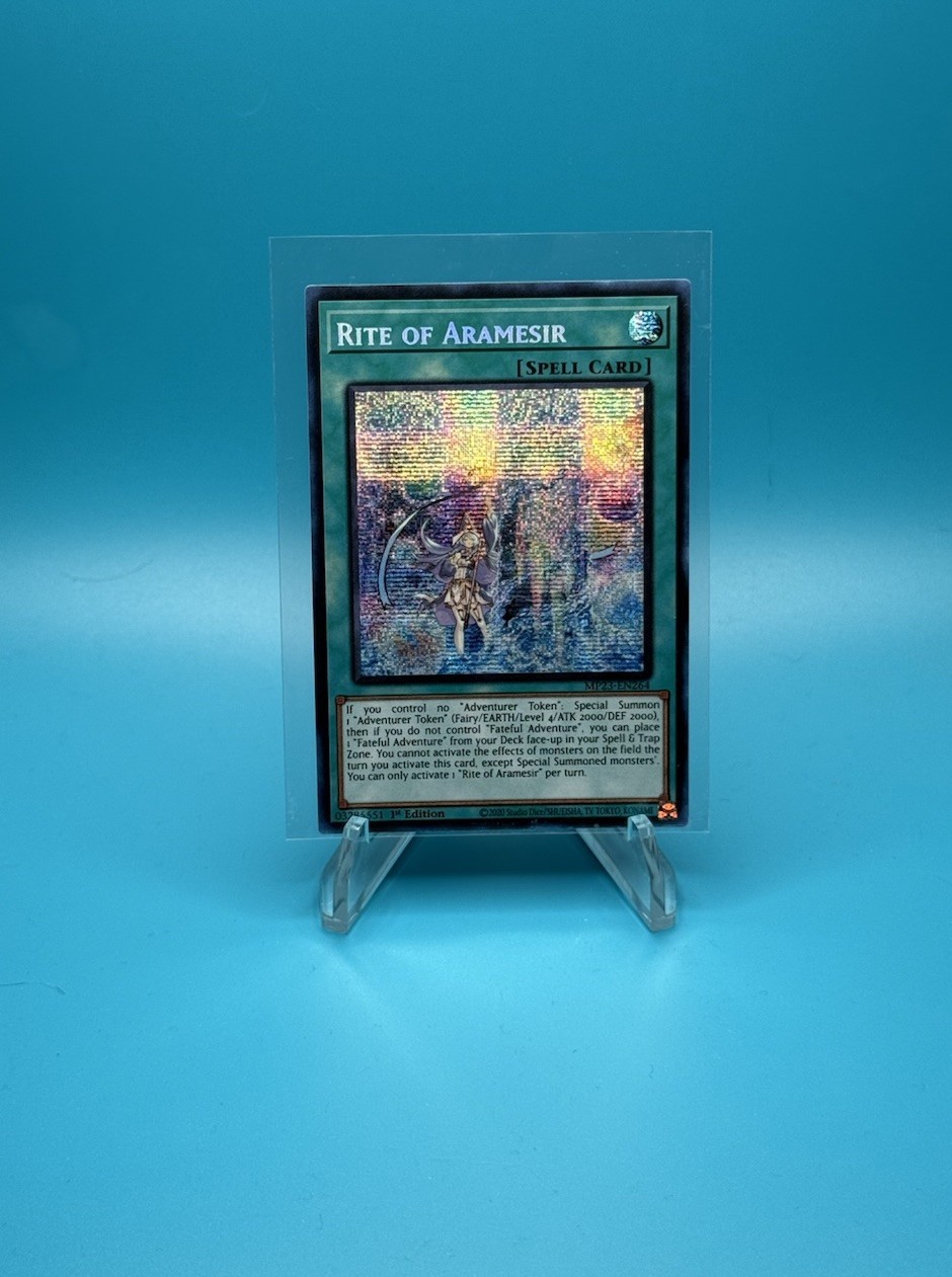 Yu-Gi-Oh Rite of Aramesir MP23-EN264 25th Anniv Ultra Rare Card  