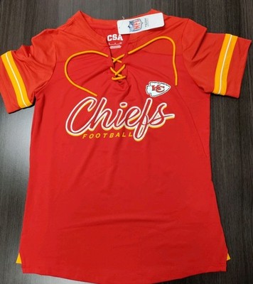 KANSAS CITY CHIEFS LADIES' NFL SHORT SLEEVE SHIRT