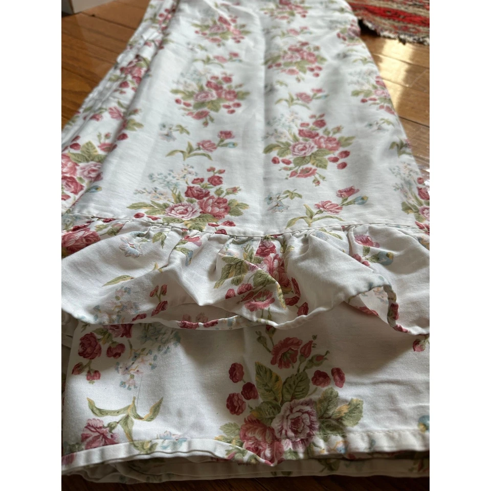 Ralph Lauren EMILY ANNE Floral Ruffled King bed set Pillowcases sheets 4 pieces  - Image 4 of 4