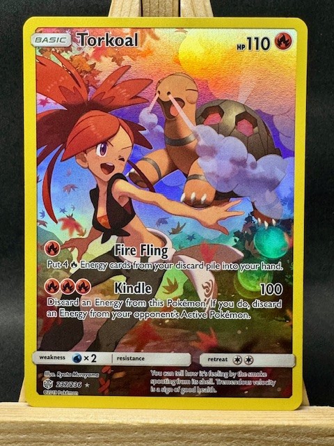 Torkoal (Secret) Secret Rare SM - Cosmic Eclipse 237/236 NM