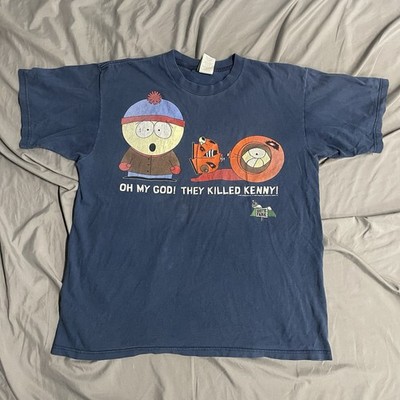 VTG 90s South Park ''Oh My God! They Killed Kenny!'' Comedy Central T Shirt Sz XL