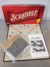 Scrabble Crossword Game VTG 2001 - Family Board Game Night Hasbro - Brand New