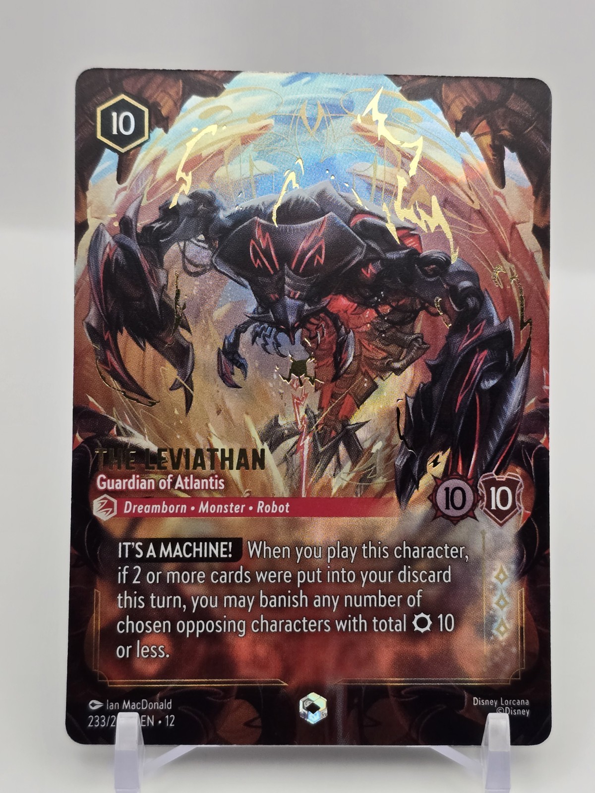 The Leviathan Guardian of Atlantis (Enchanted) 233/204 Wilds Unknown 12 Lorcana