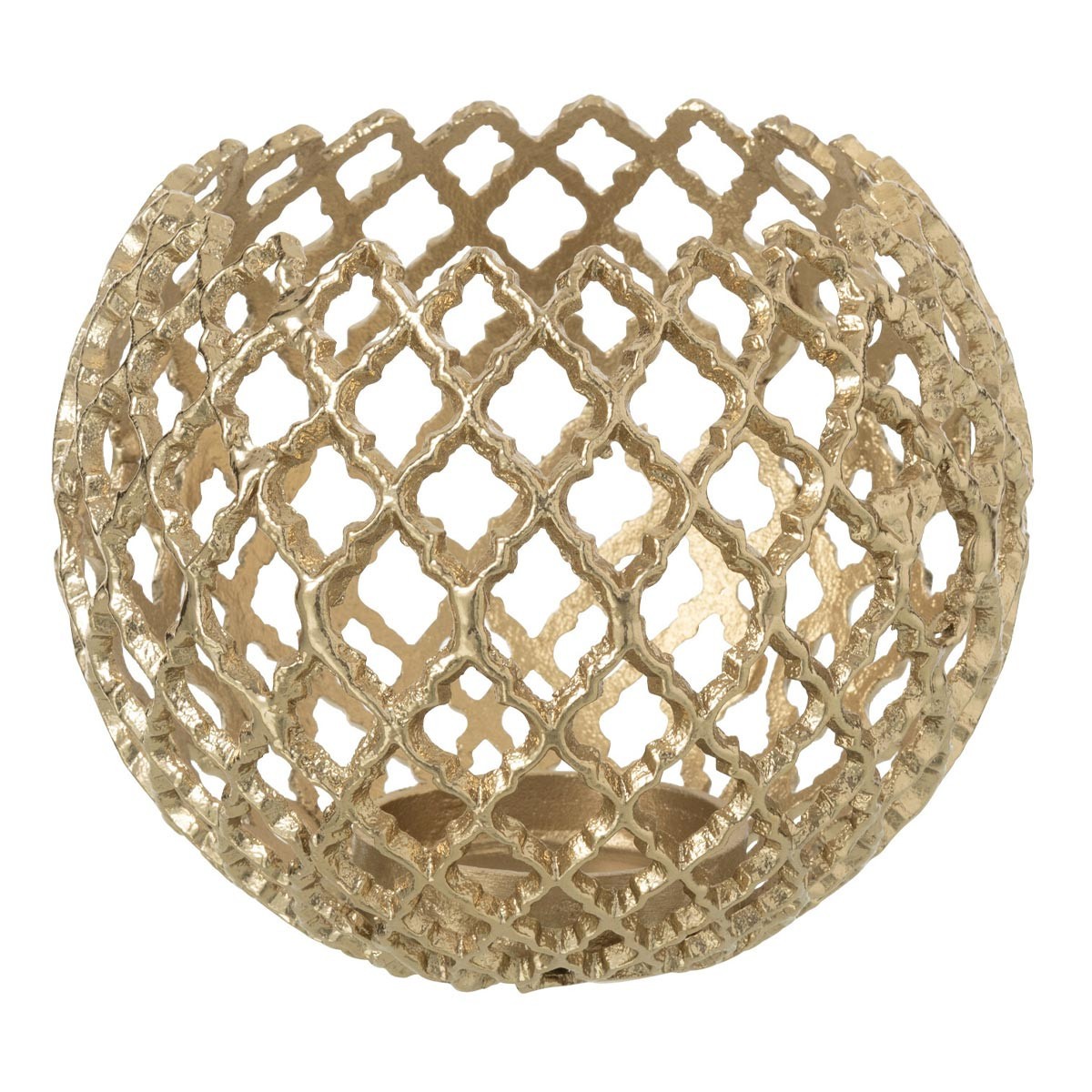 Photophore design Night doré métal 20cm photophore salon moderne