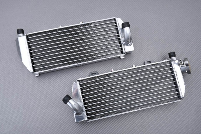 Radiateurs d eau moto KTM EXCF 500 alu pour sortie enduro et raids sportifs