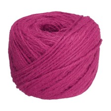 328 Feet Natural Jute Twine 2mm Twine String Color Jute Rope, Rose Red