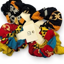 Colorful Patterned Hair 8 piece Scrunchies Set 